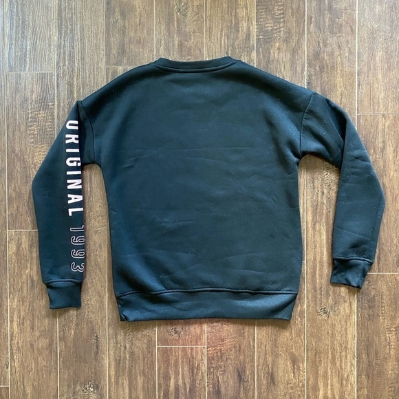 LaurDIY Black Graphic Sweatshirt DIY Babe XS - Picture 2 of 8